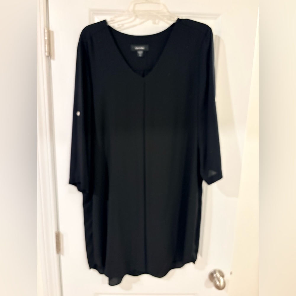 Karen Kane Black V-Neck Tunic/Dress